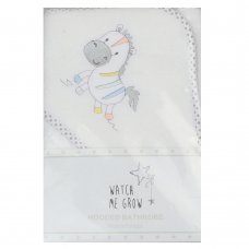 WF1653: Baby Unisex Zebra  Hooded Towel/Robe